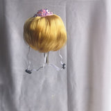 Pet Dog Cat Wig Gold Short Hair