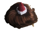 Pet Cat Dog Wig Brown Wool Fashion Hat