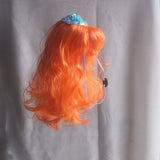 Pet Cat Dog Orange Wool Wig Hat