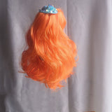 Pet Cat Dog Orange Wool Wig Hat