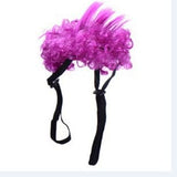 Pet Dog Wig Short Curly Hair Gan's Liangsi NI Black