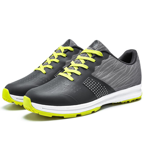 THESTRON Mens Golf Shoes Waterproof Non Slip gray green US 13-EUR 49 In Australia - Darrahopens