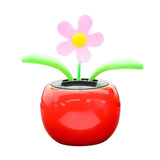 Tang Yi Solar Car Decoration Sunflower Pink sunflower + non-slip mat