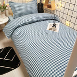Duoxiao Quilt Cover 1.5x2.1m Twill Pink Grid Pink grid 2.3x 2.5m bed sheets