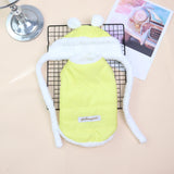 Pet Clothing Two Legged Clothes Odd Pet Thickened Warm cream suit yellow XXL In Australia - Darrahopens