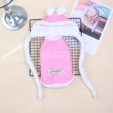 Pet Clothing Two Legged Clothes Odd Pet Thickened Warm cream suit yellow XXL