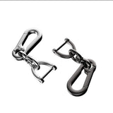 Dazzling Metal Keychain Figure 8 Buckle Horse hoof buckle: silver In Australia - Darrahopens
