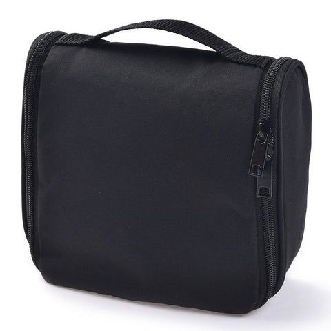 Hanging Toiletry Bag Polyester Travel Storage Organizer HB8012-1 black wash bag About 16x19x6cm In Australia - Darrahopens