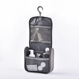 Hanging Toiletry Bag Polyester Travel Storage Organizer HB8012-1 black wash bag About 16x19x6cm