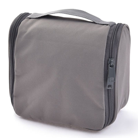 Hanging Toiletry Bag Polyester Travel Storage Organizer HB8012-3 gray wash bag About 16x19x6cm