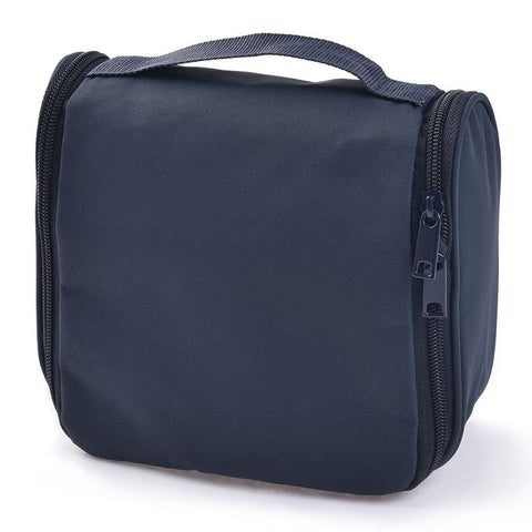 Hanging Toiletry Bag Polyester Travel Storage Organizer HB8012-4 navy blue wash bag About 16x19x6cm