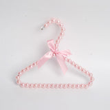 Pet Clothes Hanger CAYJ Pearl Bowknot Pink 1 hanger