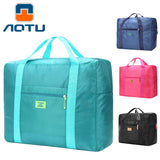 Travel Storage Bag Concave Nylon AT6912 Navy blue