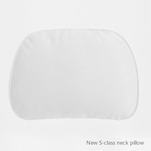 Mercedes Maybach S400 Orange Neck Pillow White headrest neck pillow