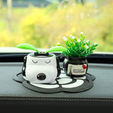 Tang Yi Solar Car Decoration Sunflower Puppy sunflower + black auspicious fruit + camellia pad In Australia - Darrahopens