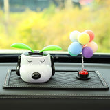 Tang Yi Solar Car Decoration Sunflower Puppy sunflower + macaron balloon + medium Diamond pad In Australia - Darrahopens