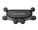 Car Phone Holder THIS IS SPRING Gravity Air Vent [KM20 three Generation Mute bracket] yaoyan Black In Australia - Darrahopens