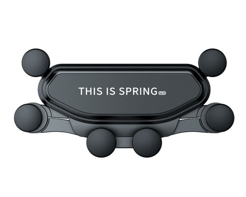 Car Phone Holder THIS IS SPRING Gravity Air Vent [KM20 three Generation Mute bracket] yaoyan Black In Australia - Darrahopens