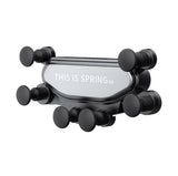 Car Phone Holder THIS IS SPRING Gravity Air Vent [KM20 three generation silent bracket] moonlight silver