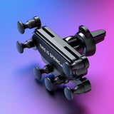 Car Phone Holder THIS IS SPRING Gravity Air Vent [KM20 three generation silent bracket] moonlight silver