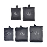 Travel Storage Hanging Bag Polyester Home BS8008 Black (Double layer) s number (about 26 x20x10cm) In Australia - Darrahopens