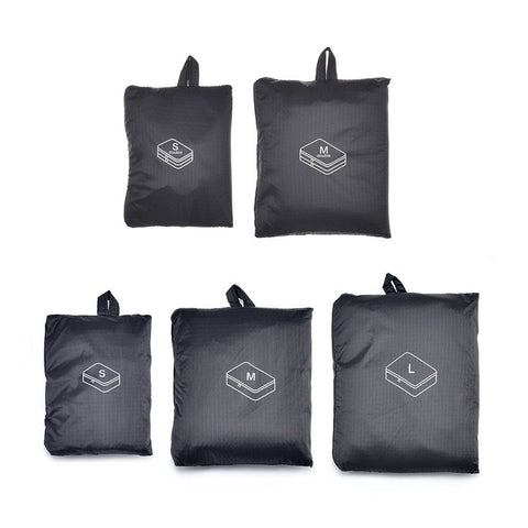 Travel Storage Hanging Bag Polyester Home BS8008 Black (Double layer) SM two-piece set In Australia - Darrahopens