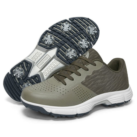 THESTRON Men Golf Shoes Waterproof Casual Army Green 9 In Australia - Darrahopens