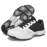 THESTRON Men Golf Shoes Waterproof Casual white and black 15