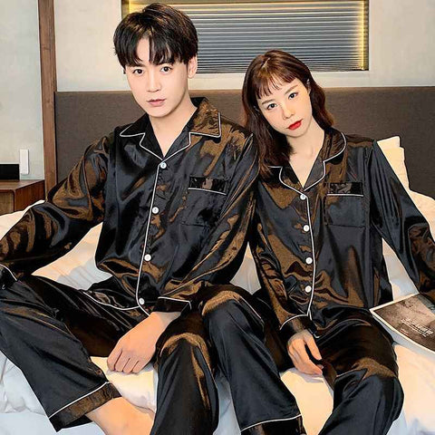 Plus Size Polyester Long Sleeve Sleepwear Trousers... 1290 black Men's XXL In Australia - Darrahopens