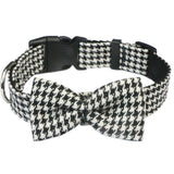 Hapi Dog Collar with Bow and Leash for Small Dogs Cowboy collar + bow M (neck circumference 30~42cm)