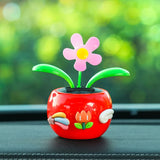 Tang Yi Solar Car Decoration Sunflower Upgraded Sunflower Red