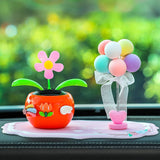 Tang Yi Solar Car Decoration Sunflower Upgraded Sunflower Red Balloon Pink Pad