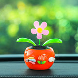 Tang Yi Solar Car Decoration Sunflower Upgraded Sunflower Grapefruit Red