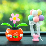 Tang Yi Solar Car Decoration Sunflower Upgraded Sunflower Grapefruit Red Balloon