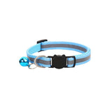 Cat Collar Pei Pet Reflective Safety Buckle Polyester Black Width 1.0CM size 19-32 can be adjusted