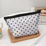 Portable Makeup Bag Large Capacity Travel Cosmetic White Triangle Medium In Australia - Darrahopens
