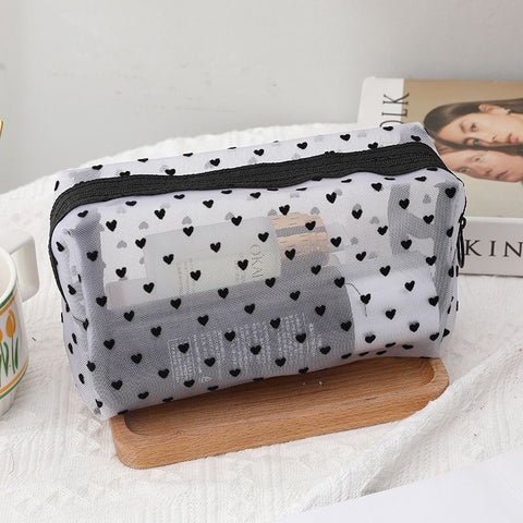 Portable Makeup Bag Large Capacity Travel Cosmetic White Octagonal Medium In Australia - Darrahopens