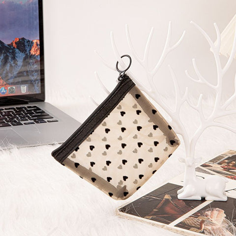 Portable Makeup Bag Large Capacity Travel Cosmetic Beige Mini small size In Australia - Darrahopens