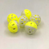 Cat Toy Plastic Bell Ball 2 Color Yellow In Australia - Darrahopens