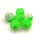 Cat Toy Plastic Bell Ball 2 Color Red