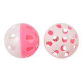 Cat Toy Plastic Bell Ball 2 Color Red