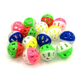 Cat Toy Plastic Bell Ball 2 Color multicolor random In Australia - Darrahopens