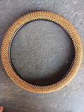 Steering Wheel Cover Dark Fragrance Pavilion 40cm Wood Thuja wood beads 6mm