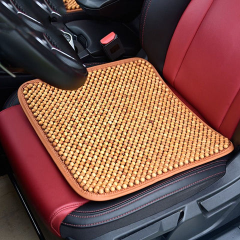 Steering Wheel Cover Dark Fragrance Pavilion 40cm Wood Thuja round bead complete cushion 42*42*1cm In Australia - Darrahopens