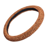 Steering Wheel Cover Dark Fragrance Pavilion 40cm Wood Thuja round bead complete cushion 42*42*1cm
