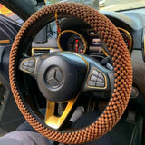 Steering Wheel Cover Dark Fragrance Pavilion 40cm Wood Indonesia small King Kong 8mm In Australia - Darrahopens