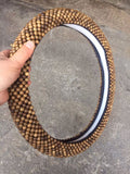 Steering Wheel Cover Dark Fragrance Pavilion 40cm Wood Wing Wood 8mm In Australia - Darrahopens