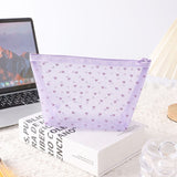 Portable Makeup Bag Large Capacity Travel Cosmetic purple triangle In Australia - Darrahopens