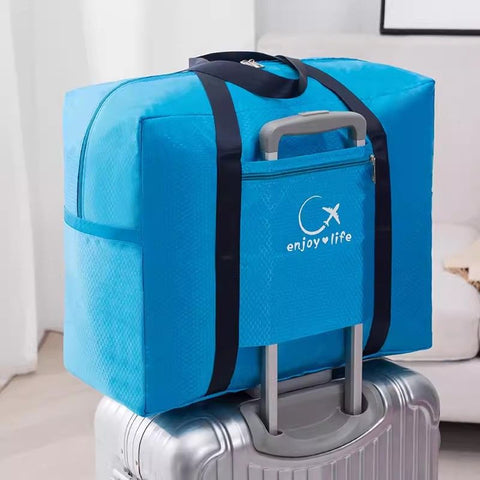 Travel Bag Storage Organizer Waterproof Oxford Cloth Blue Small size