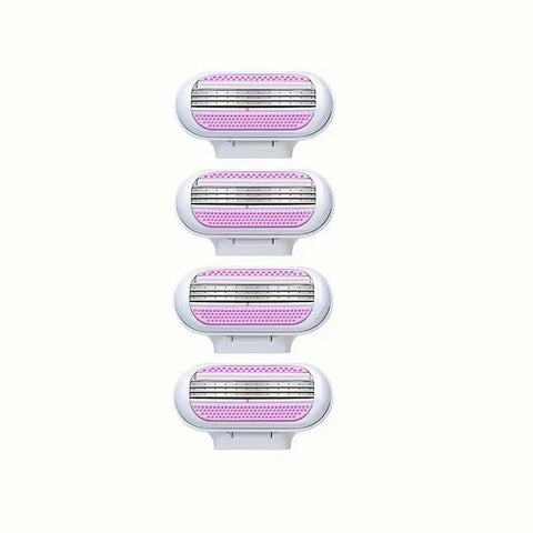 Jiyun Manual Shaving Razor 3 Layer Blade Pink 4 heads In Australia - Darrahopens